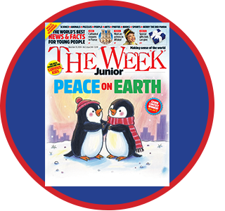 The Week Junior "Peace on Earth" magazine cover