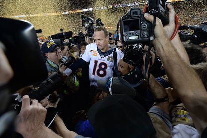 Denver Broncos quarterback Peyton Manning, following his win in Super Bowl 50