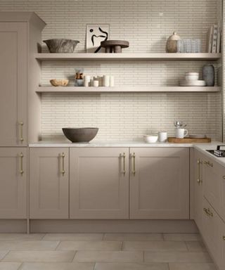 Subway kitchen tiles used on the walls