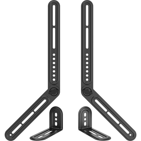 Usx Mount Soundbar Mount for Mounting Above or Under Tv, Fits Most Sound Bars, Tv Bracket, Supports Up to 15 Lbs, Was002