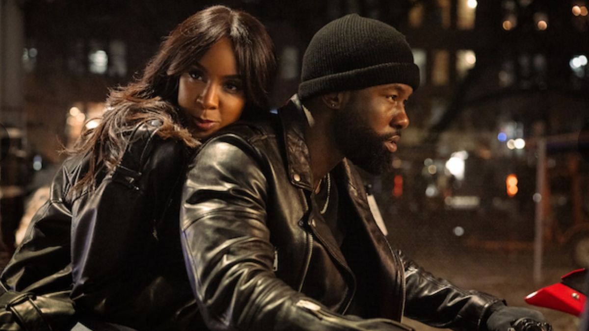 Kelly Rowland and Trevante Rhodes in Mea Culpa.