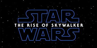 Star Wars: The Rise of Skywalker title