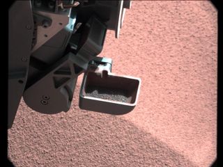 Mars dirt too samples too large to fit in Curiosity rover.