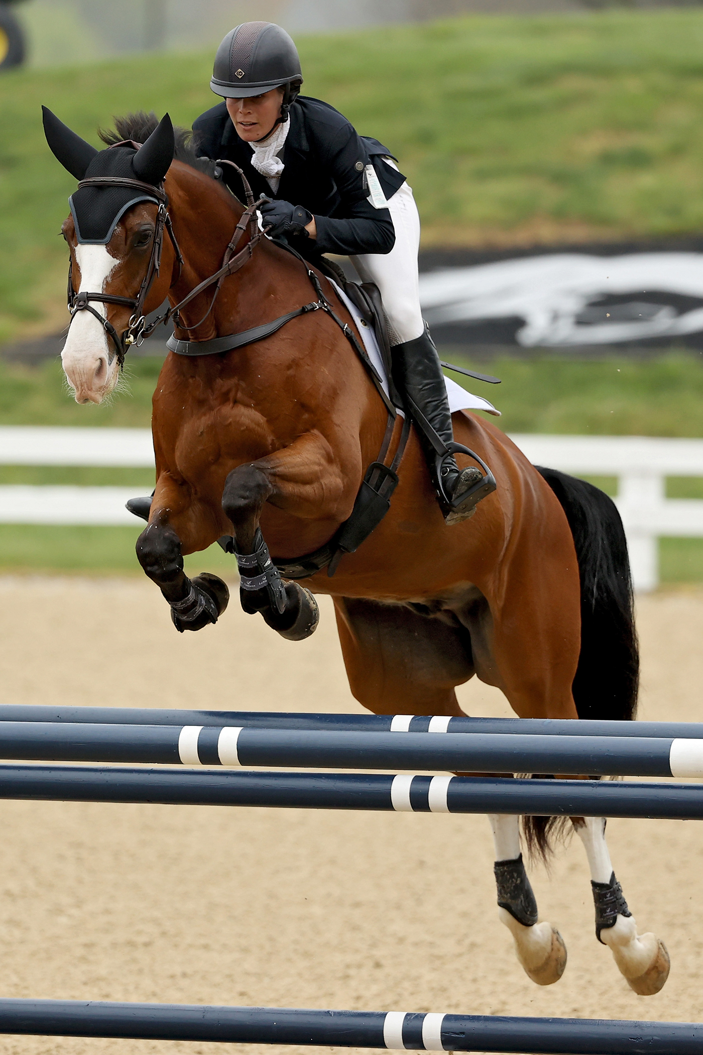 US event rider Annie Goodwin, pictured competing at Kentucky Three-Day, dies