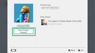How to add friends on Nintendo Switch - send request