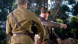 Indiana Jones and the Kingdom of the Crystal Skull - Harrison Fordâ€™s Indy dukes it out with a hulking Russian soldier