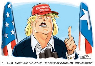 7 Brutally Hilarious Cartoons About President Trump's Stumble In Puerto ...