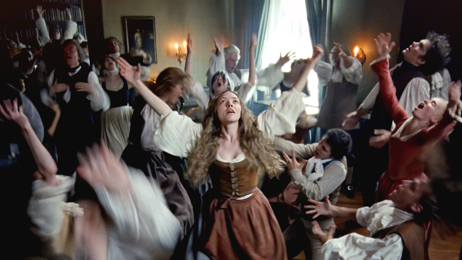 Amanda Seyfried as Ann Lee in The Testament of Ann Lee