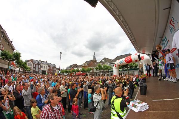 A huge crowd came out to watch