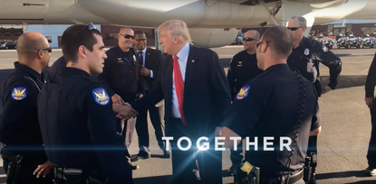 Donald Trump's campaign has been asked to stop promoting this video.