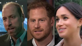 Prince William, Prince Harry and Meghan Markle give interviews for Sky News, 60 Minutes and ITV, respectively.