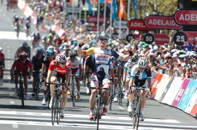 Greipel again left everyone else behind