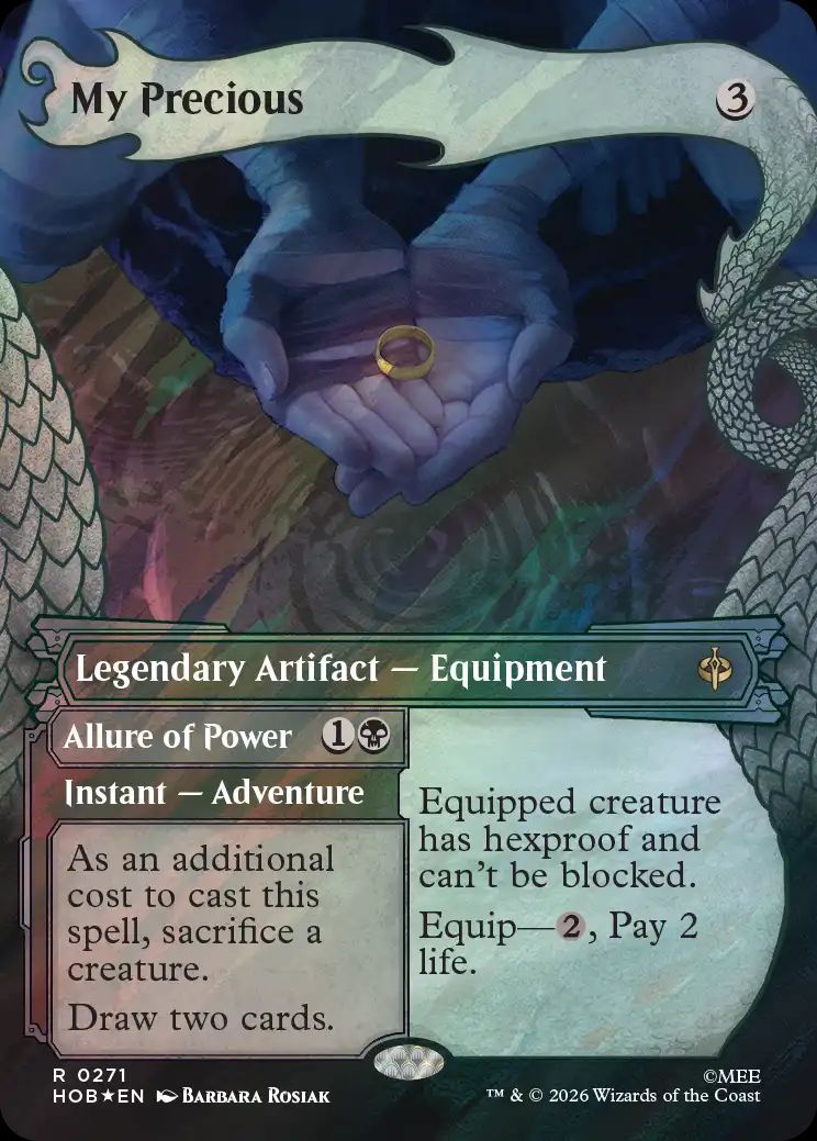 A card from The Hobbit set