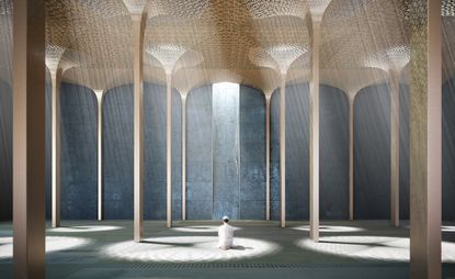 Won the competition for a new mosque in Abu Dhabi