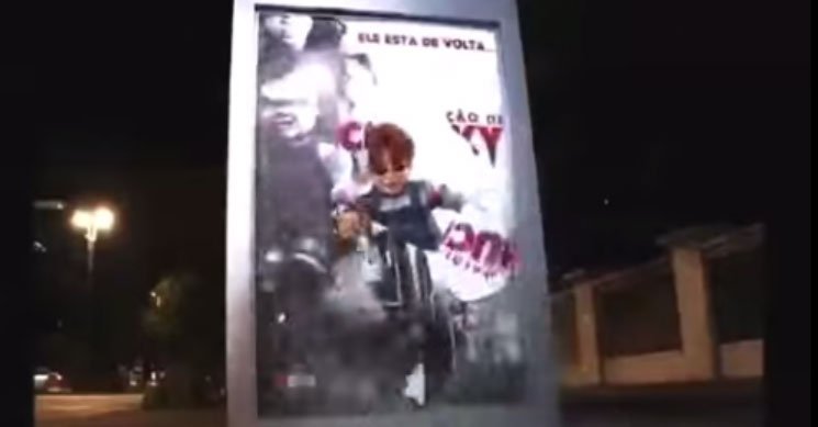 Chucky bus stop prank sale