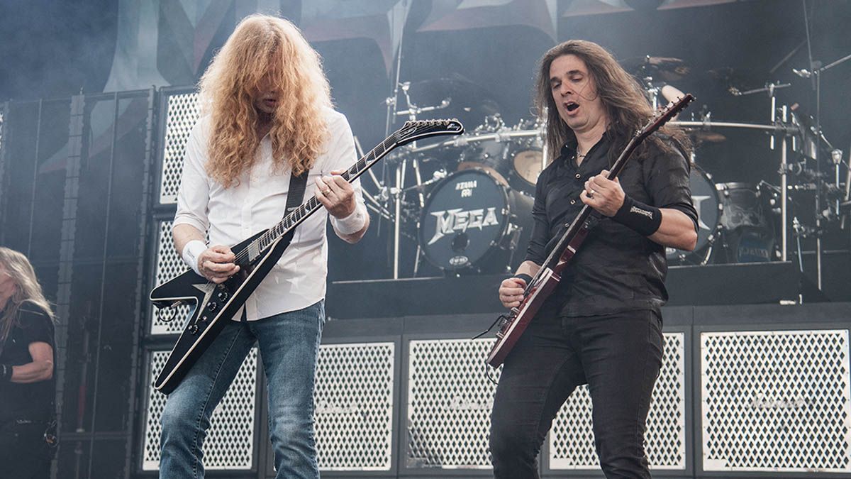 Dave Mustaine and Kiko Loureiro