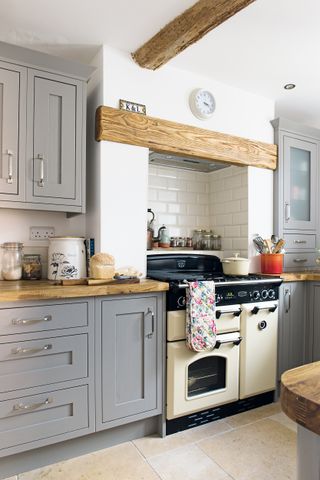 B&Q Cooke & Lewis shaker kitchen in grey