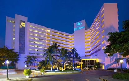 The Hilton hotel in Cartagena.