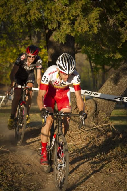 Matter crests a climb on course