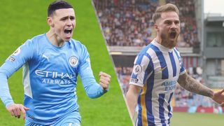 Phil Foden of Manchester City and Alexis Mac Allister of Brighton could both feature in the Manchester City vs Brighton live stream