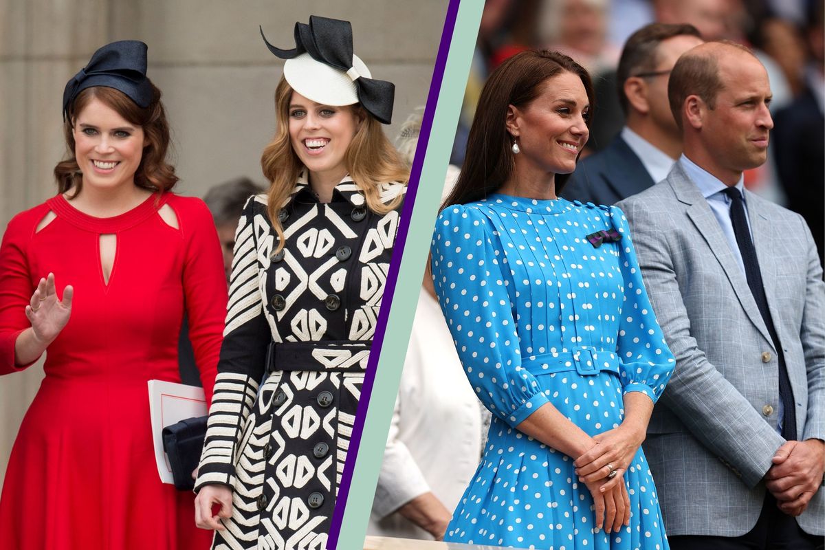Princesa Beatrice e Eugenie tiram notas de Kate Middleton e Príncipe William