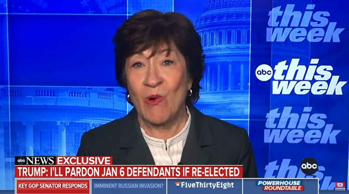 Susan Collins Won't Rule Out Supporting Trump In 2024, But Says It's ...