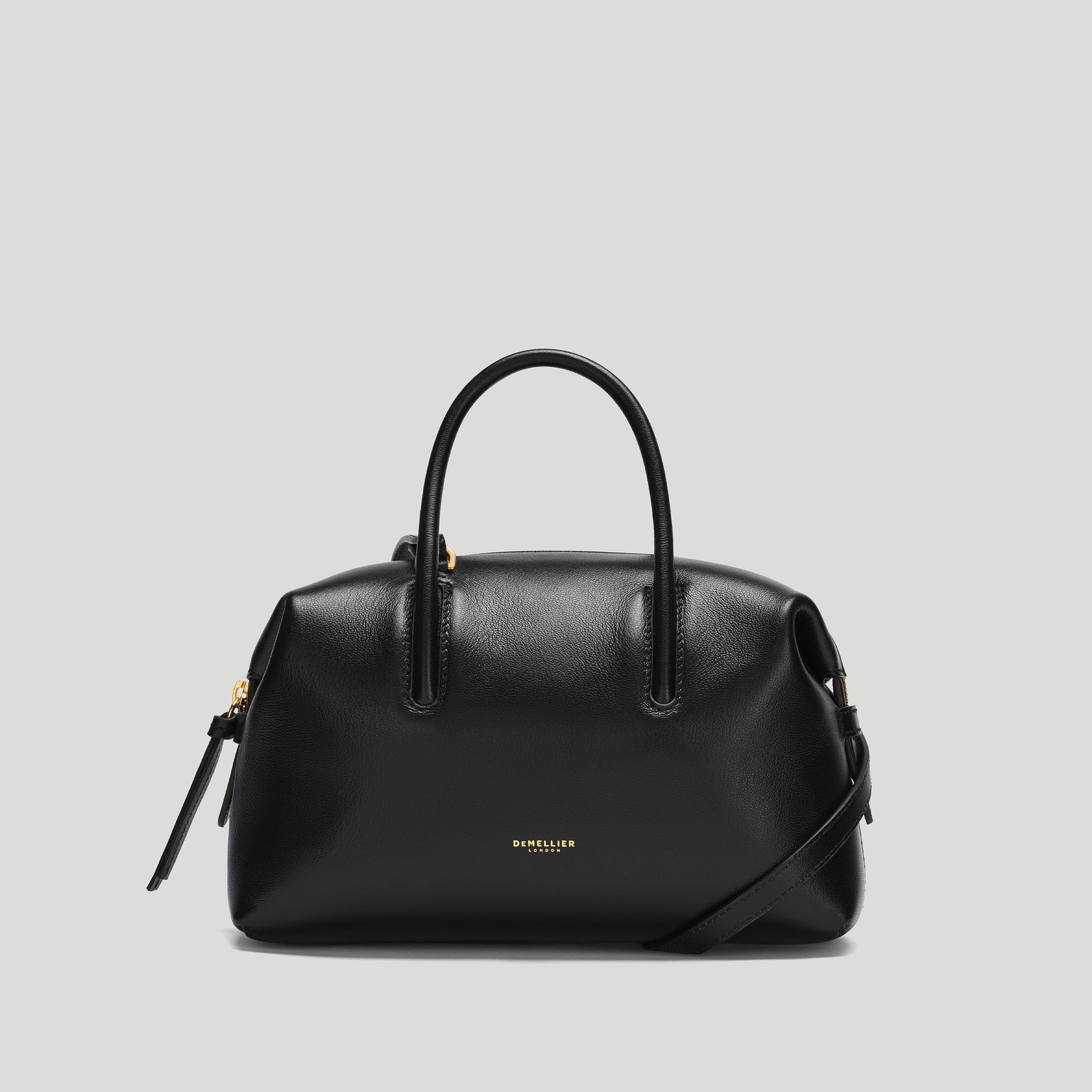 The Small Stockholm | Black Fine Grain | Demellier