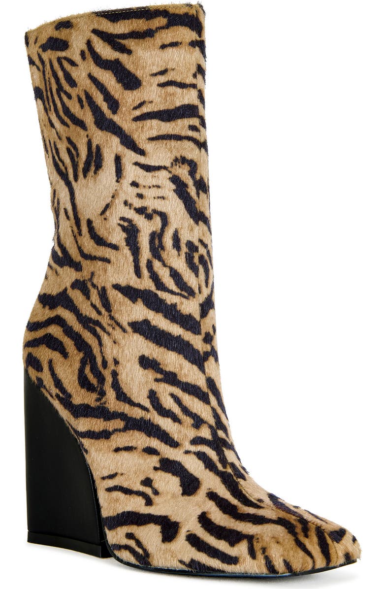 Notebook Faux Calf Hair Bootie