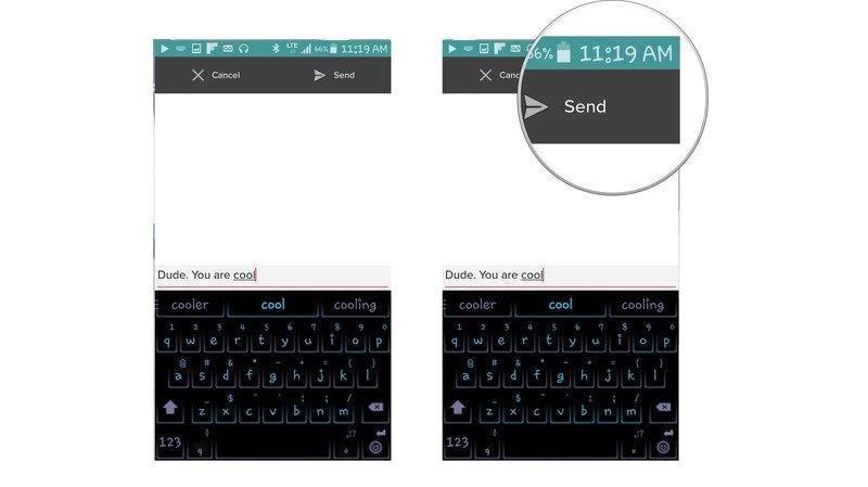send message