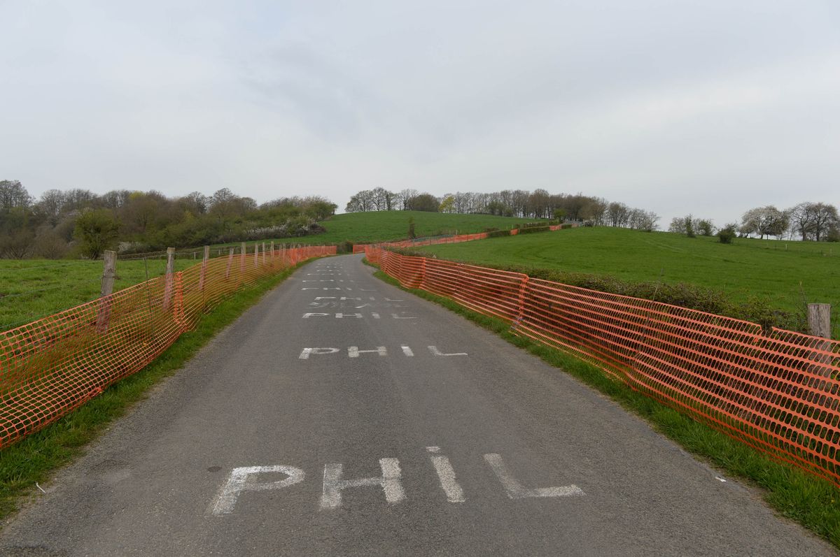 La Redoute with the name of Philippe Gilbert along it