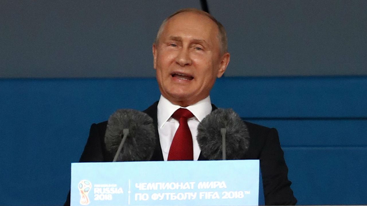 Russian President Vladimir Putin 2018 World Cup