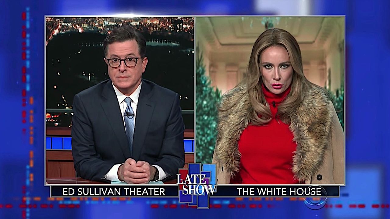 Stephen Colbert checks in with &amp;quot;Melania Trump&amp;quot;