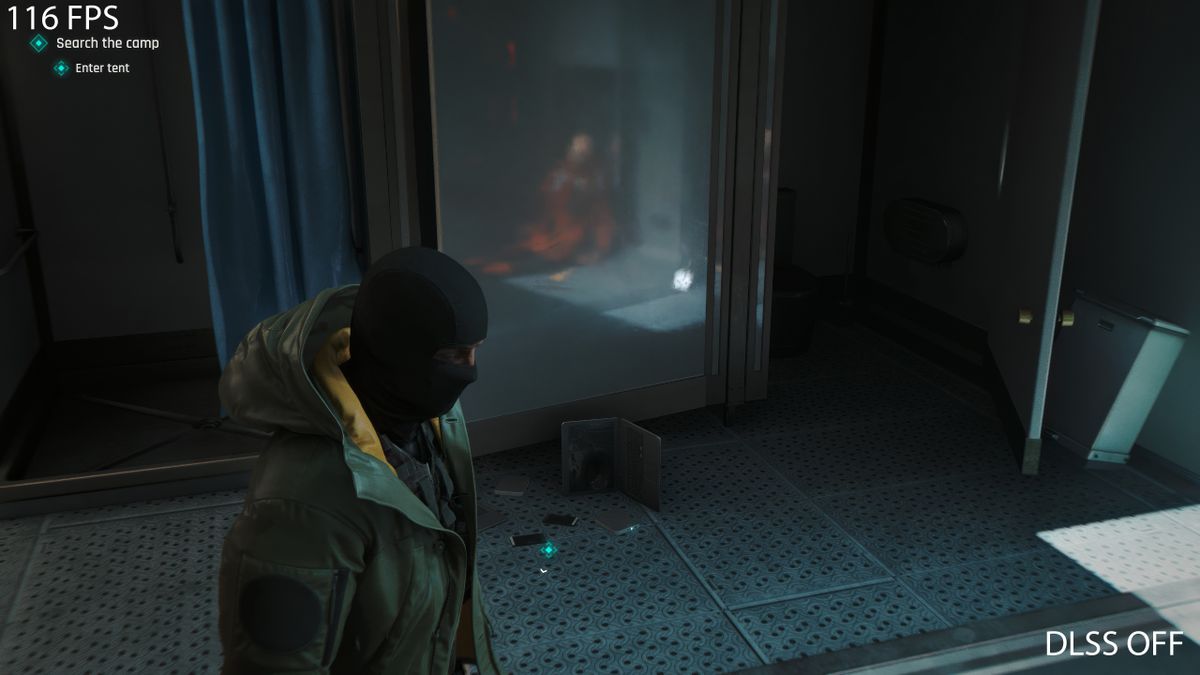 Screenshot of the game 007 First Light running on an Nvidia GeForce graphics card
