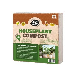 Coco & Coir Houseplant Potting Mix | Peat-Free Potting Soil for Indoor Plants | Plant Food Enriched Houseplant Compost With House Plant Fertilizer Formulation (9l)