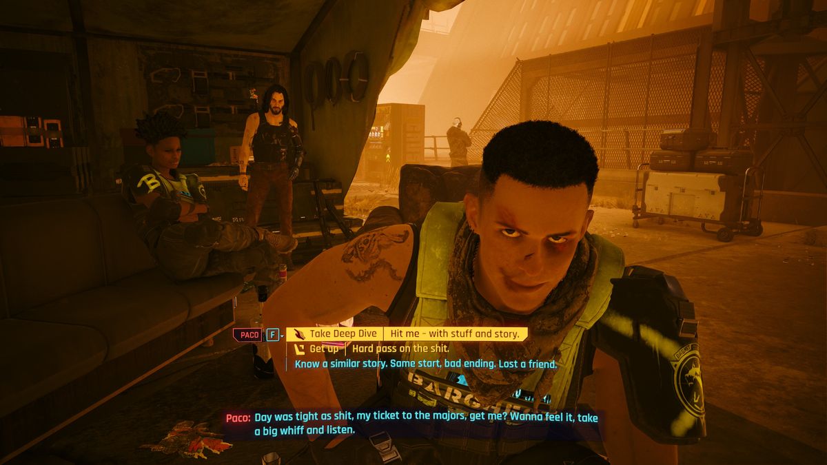 Cyberpunk 2077 Balls to the wall choice