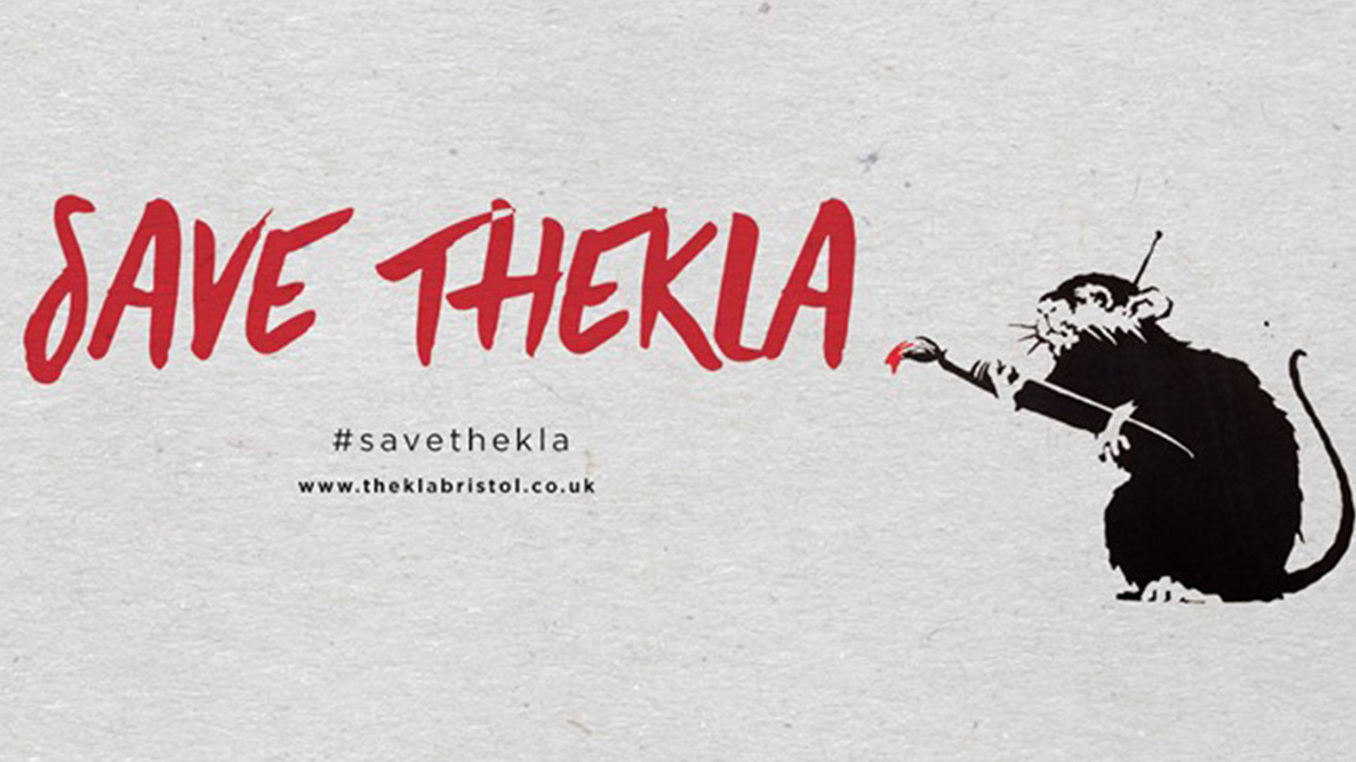 The Save Thekla logo