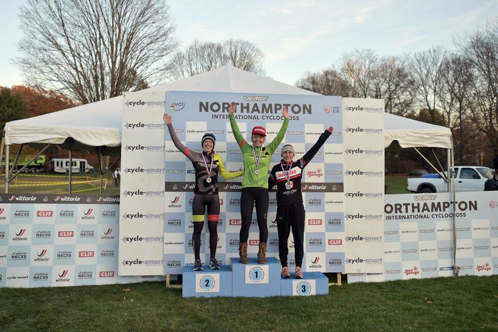 The day 2 podium at Northampton International