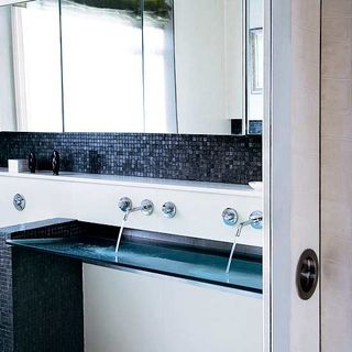 bathroom with sleekest of basins and unfussy taps