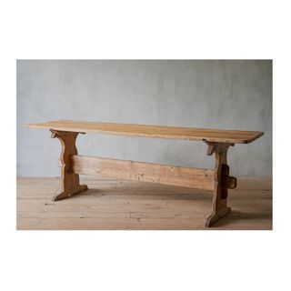 wood vintage dining table