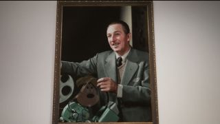 Mickey Mouse's reflection in Walt Disney photo in Once Upon A Studio