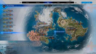 Final Fantasy 7 Rebirth map