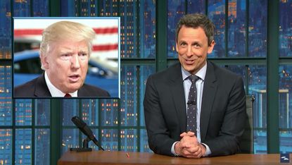 Seth Meyers laughs at Trump and his terrible week
