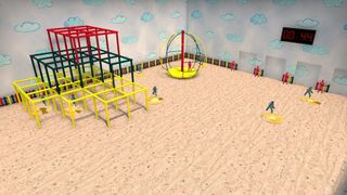 View of playground cookie game