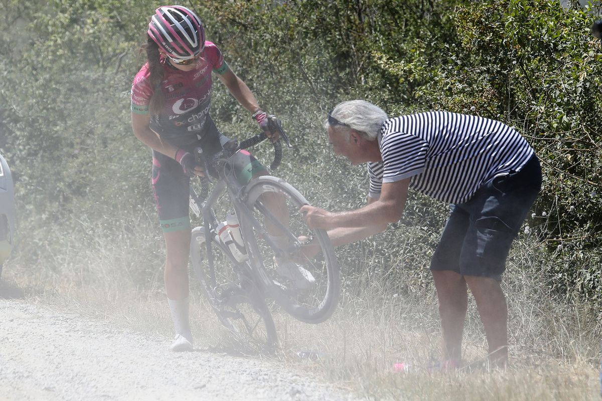 Strade Bianche 2020 Women 14th Edition Siena Siena 136 km 01082020 Scenery Meccanic photo Valerio PagniBettiniPhoto2020