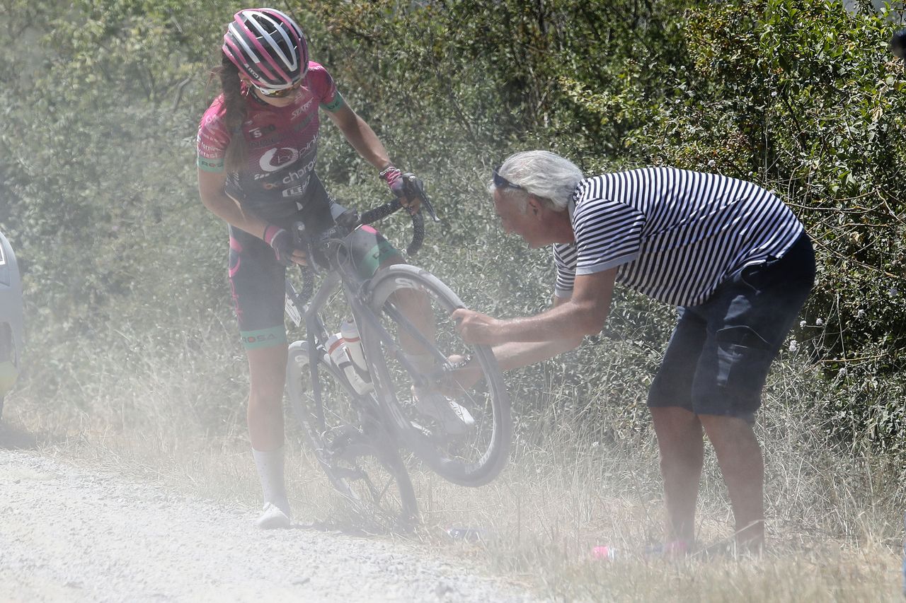Strade Bianche 2020 Women 14th Edition Siena Siena 136 km 01082020 Scenery Meccanic photo Valerio PagniBettiniPhoto2020