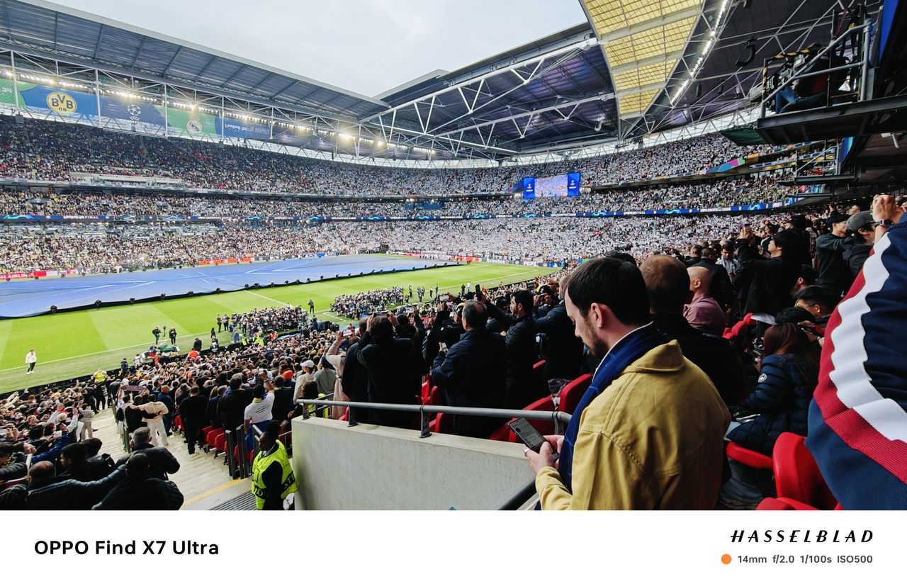 Oppo Find X7 Ultra sample photos &ndash; at UEFA Champions League 2024 final