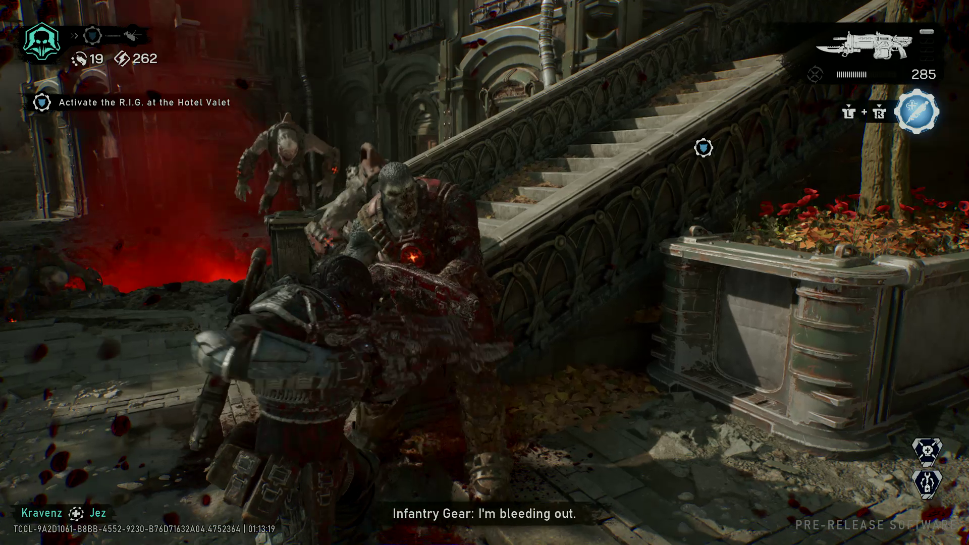 Gears of War: E-Day Horde Siege mode gameplay screenshots, showcasing locust combat and PvE third-person gameplay