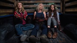 Judy Greer, Jamie Lee Curtis, and Andi Matichak in Halloween Kills