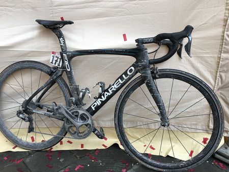 Michal Kwiatkowski's Pinarello Dogma F10 used in Strade Bianche