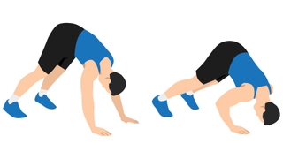 Pike push up picture diagram